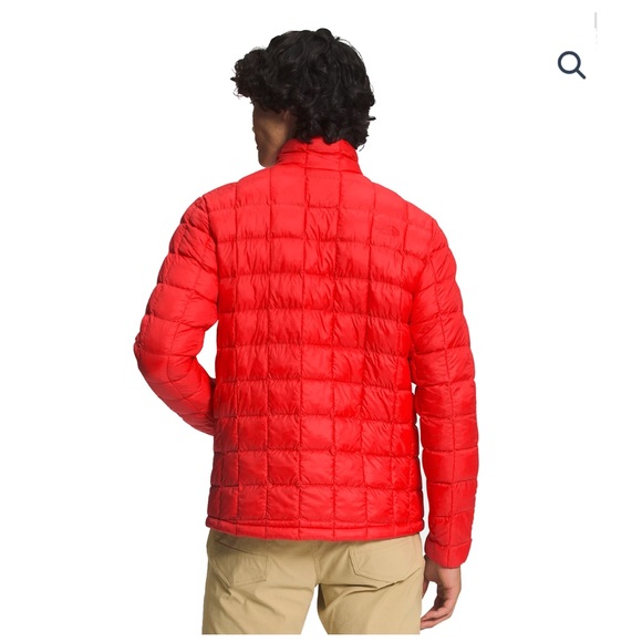 NWT The North Face Men’s Thermoball Eco Jacket – Fiery Red - Picture 3 of 5